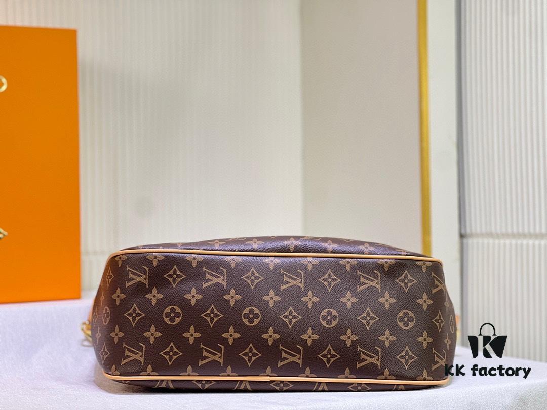 Upgraded Version Large LV Vintage Tote Bag M44945, Recently Popular Online Sensation, Early Spring New Arrival, Stylish and Versatile Shopping Tote