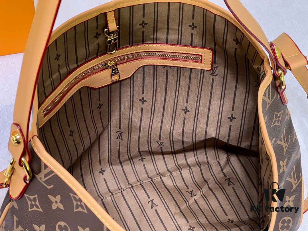 Upgraded Version Large LV Vintage Tote Bag M44945, Recently Popular Online Sensation, Early Spring New Arrival, Stylish and Versatile Shopping Tote