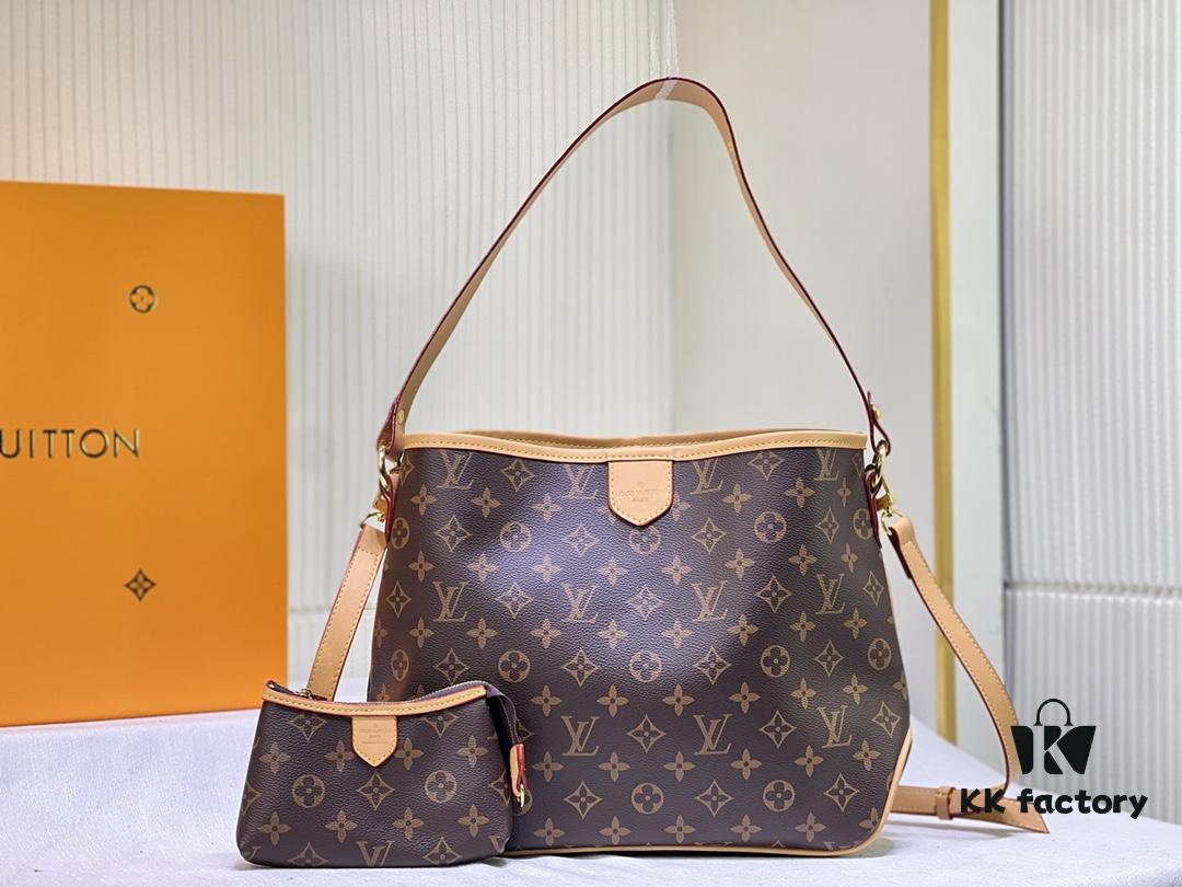 693069706e68136f4d9a4d5d Small Size, Waxy Leather Upgraded Mother-and-Child Style M44945 Hottest Viral Vintage LV Tote Bag, Early Spring Newest Design, Small Versatile Upgraded LV Shopping Tote