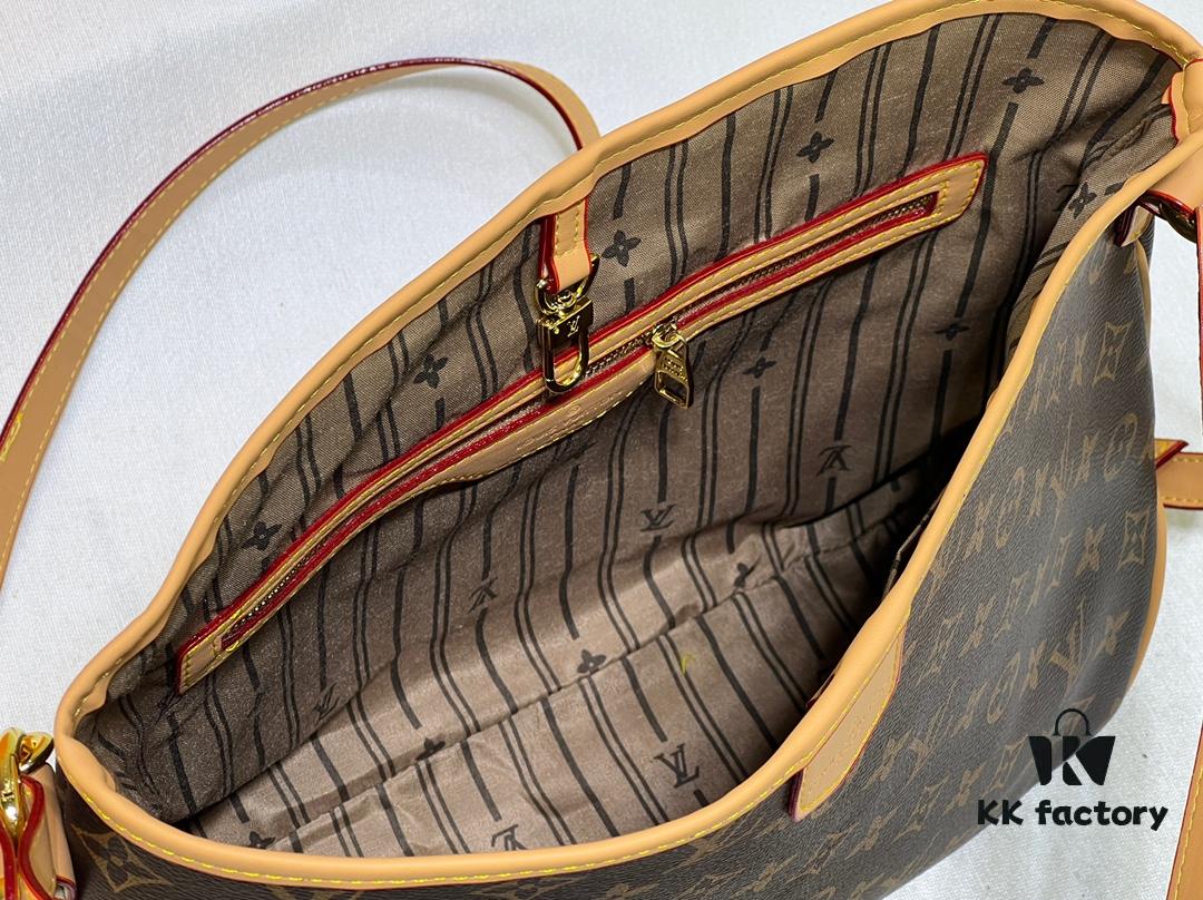 693069746e68136f4d9a4d65 Small Size, Waxy Leather Upgraded Mother-and-Child Style M44945 Hottest Viral Vintage LV Tote Bag, Early Spring Newest Design, Small Versatile Upgraded LV Shopping Tote