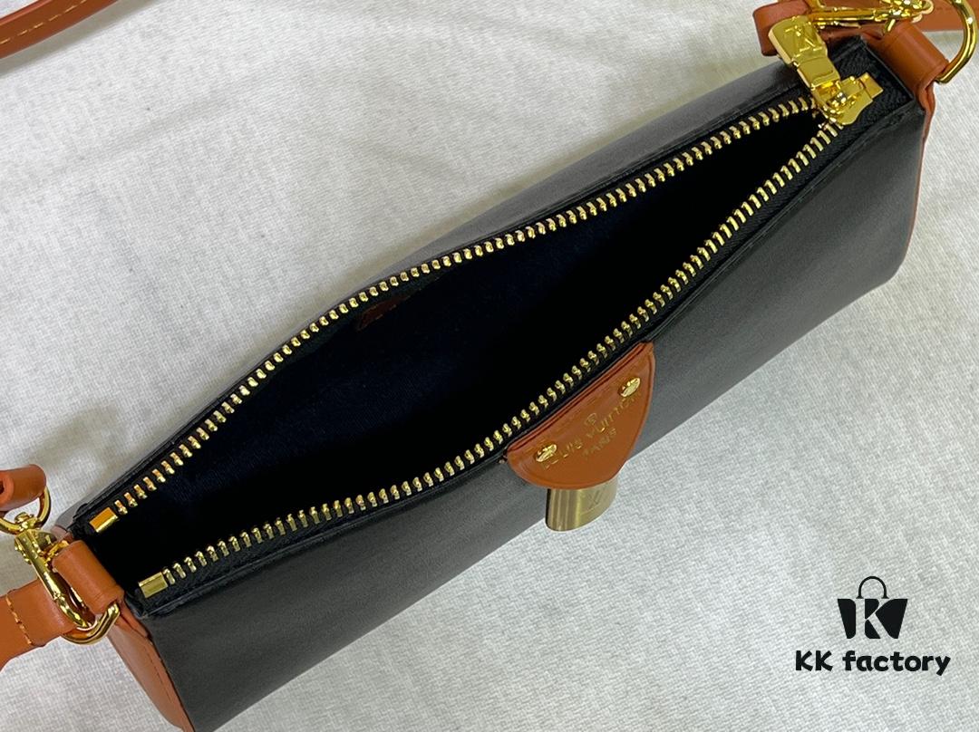 Upgraded Original M47123 Latest Runway Style LV Lock Clutch Bag