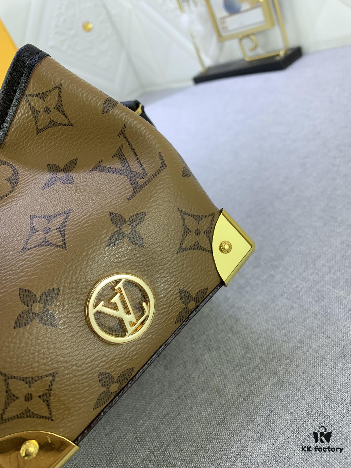 Upgraded Original M83227 White Color M82885 Mini Bucket Bag 'Shaomai' Series Online Only Handbag M82885 Yellow Flower (Shaomai Bag)