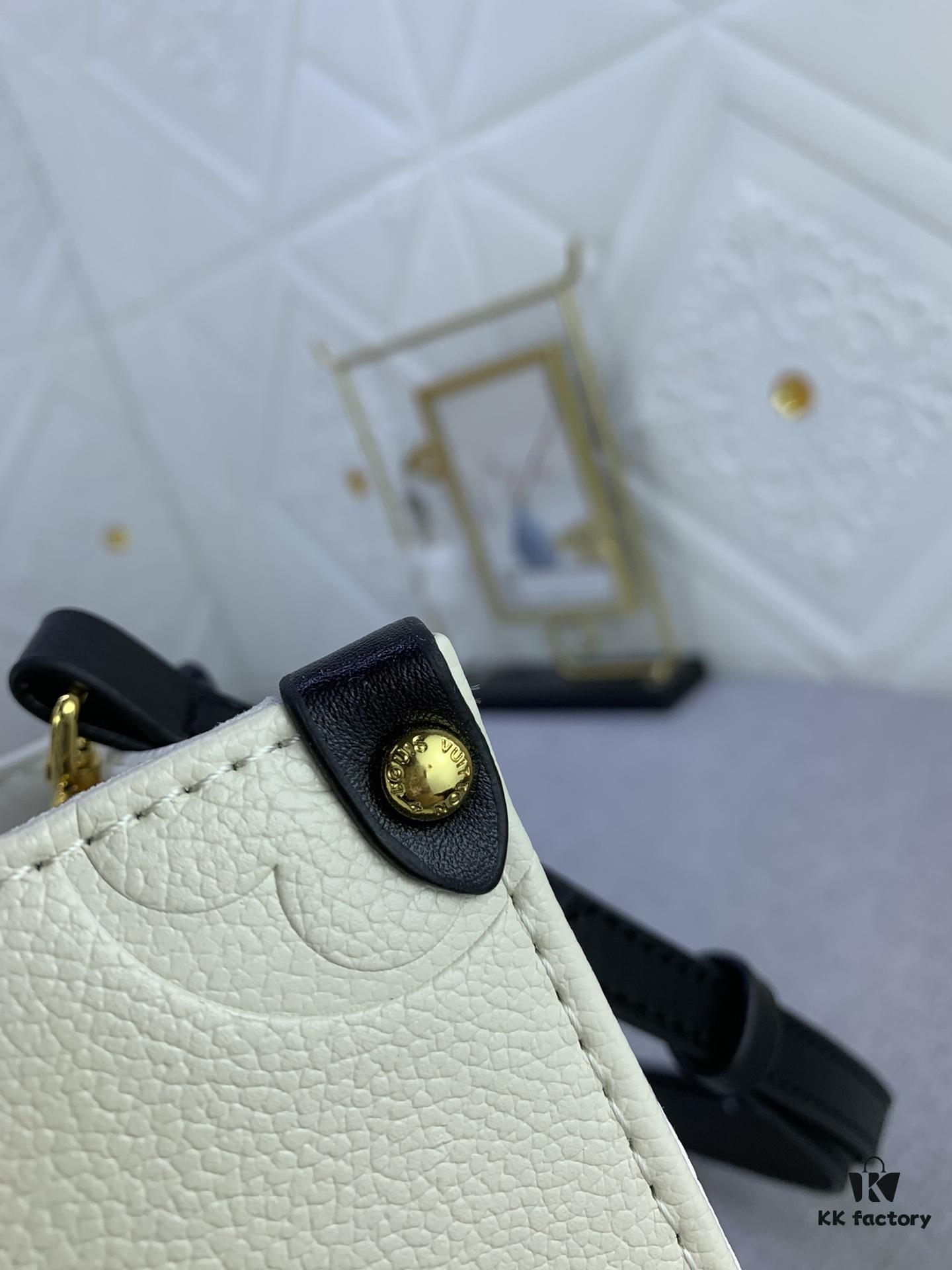 New Arrival [LV CRAFTY ONTHEGO Tote Bag] M45373, M45719 – Large 41x34x19, Medium 34x26x15, Small 25x19x11 – Embossed Leather with Classic Monogram Pattern, Braided Handle Trim, Leopard Print Silk Screen, Street-Style Design