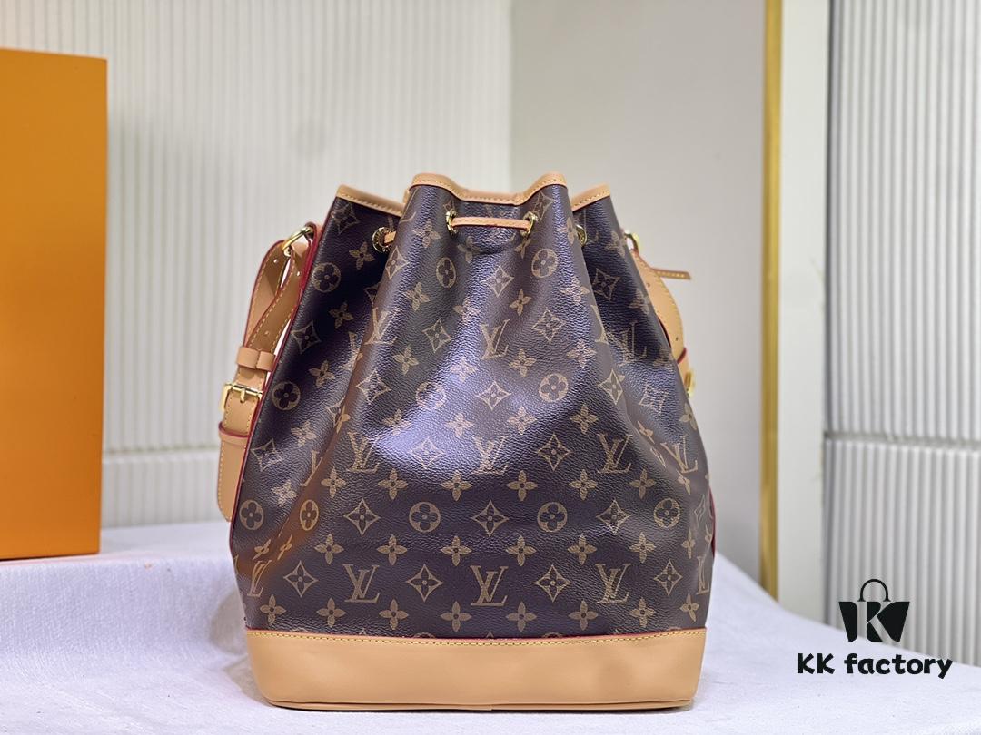 Vintage Large Bucket Bag ⬇️ M42224 M42225 LV Limited Edition Drawstring Bucket Bag, King of Cost Performance