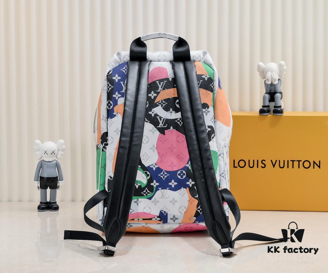 Exclusive Real Shot - Upgraded Version ‼️ M46680 LV Portrait Collection Discovery Small Backpack