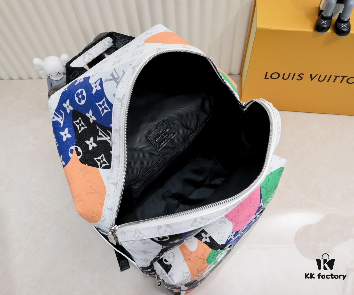 Exclusive Real Shot - Upgraded Version ‼️ M46680 LV Portrait Collection Discovery Small Backpack