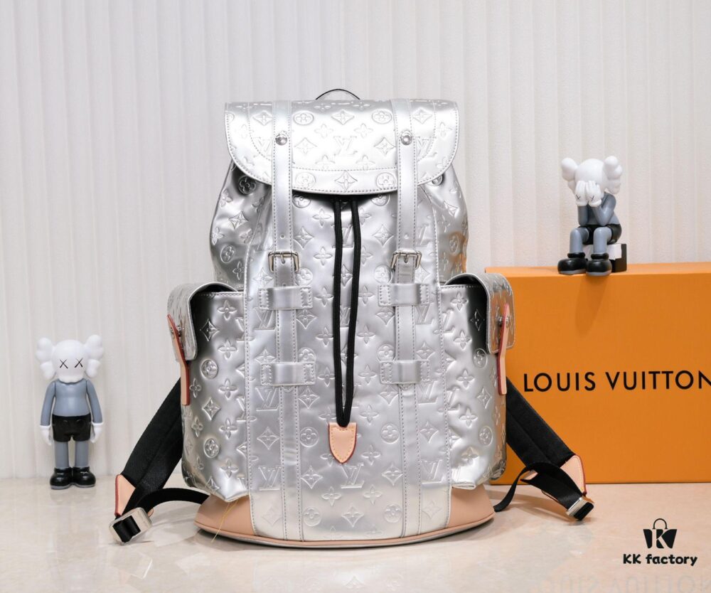 M58756 M41379 Silver Shiny Christopher Small Backpack