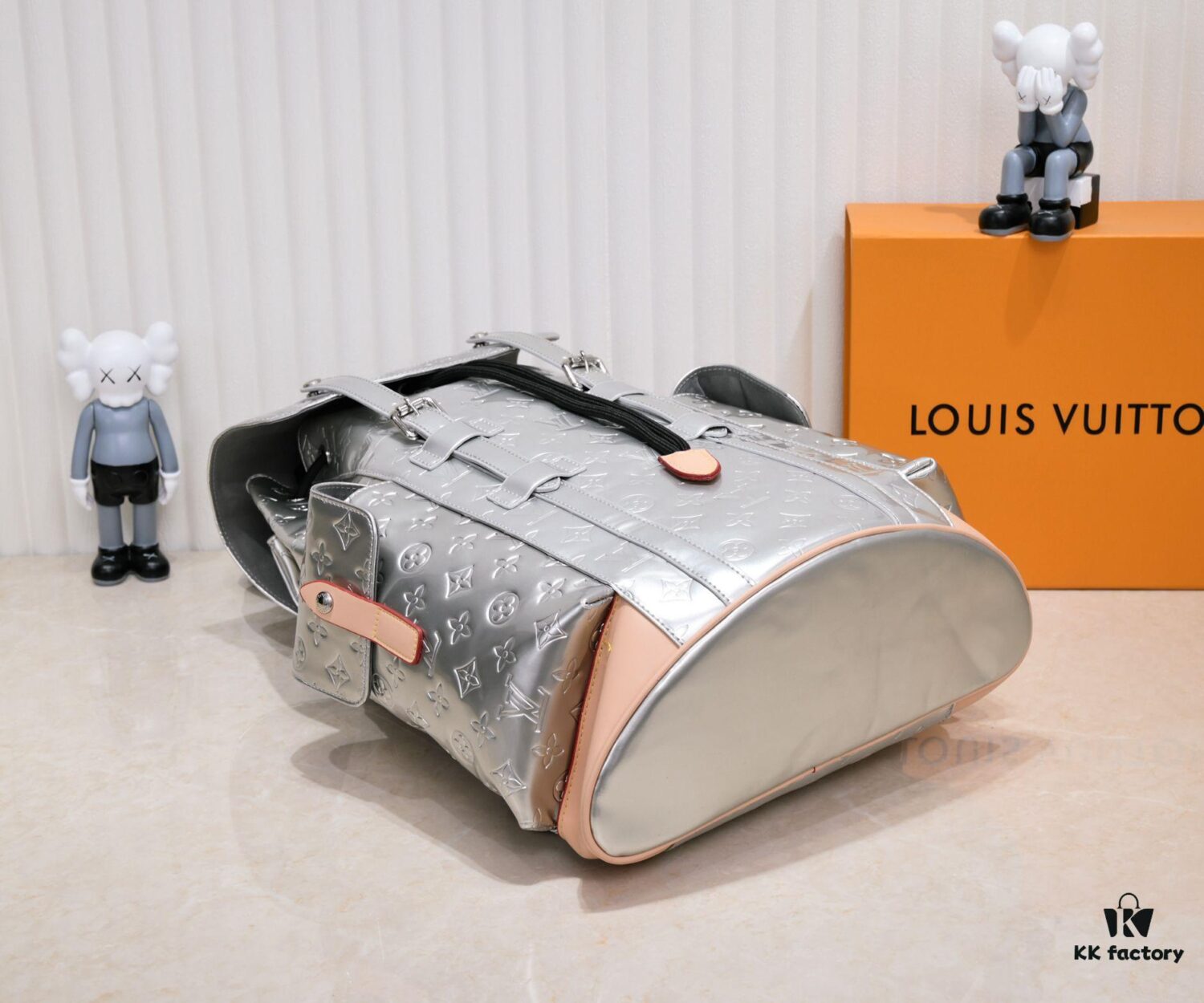 M58756 M41379 Silver Shiny Christopher Small Backpack