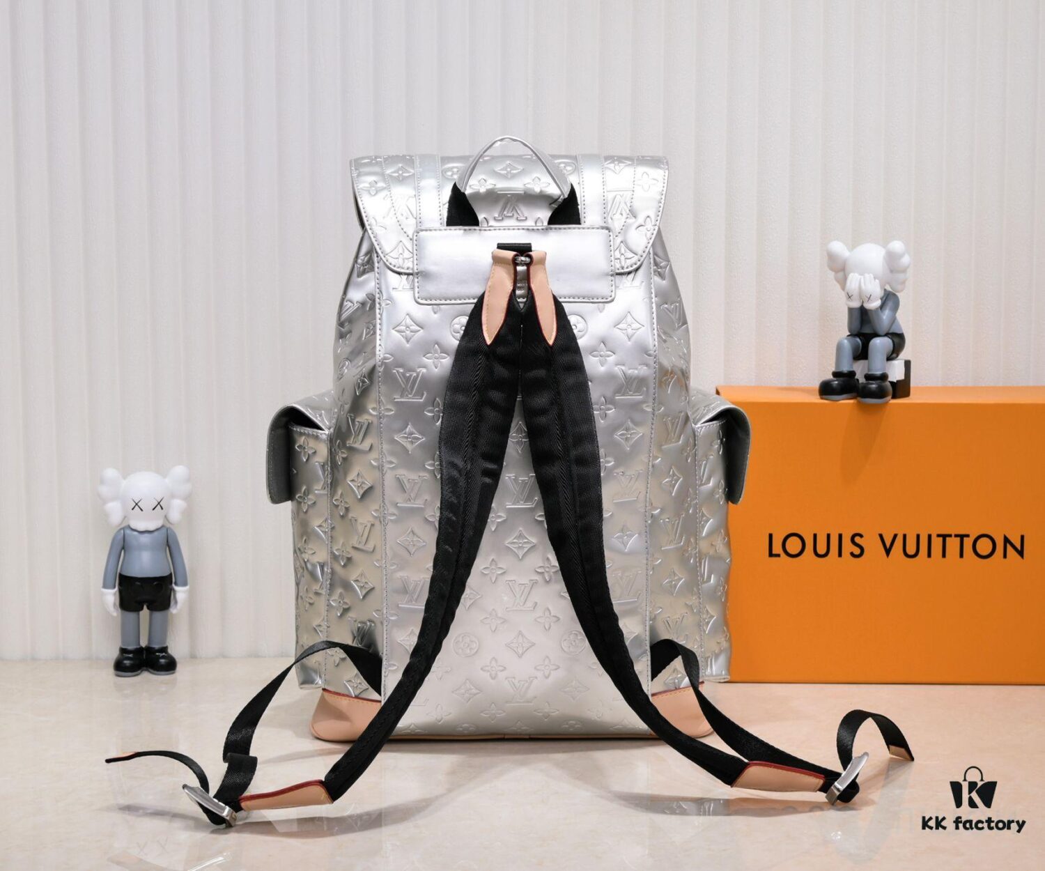 M58756 M41379 Silver Shiny Christopher Small Backpack