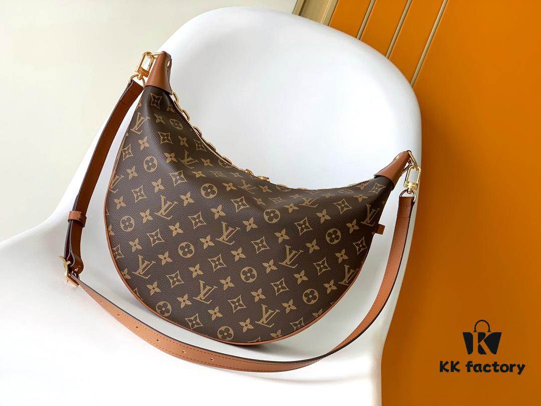 Top Quality Replica 2022 Runway Latest M46311 Big Moon Bag Classic Monogram with Yellow Flower LV Marel Vintage Handbag