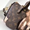 Keepall Bandoulière 25 Bag from LV Portrait Collection with M46678 Eyes and M46701 White Flowers, Exclusive Original Stock