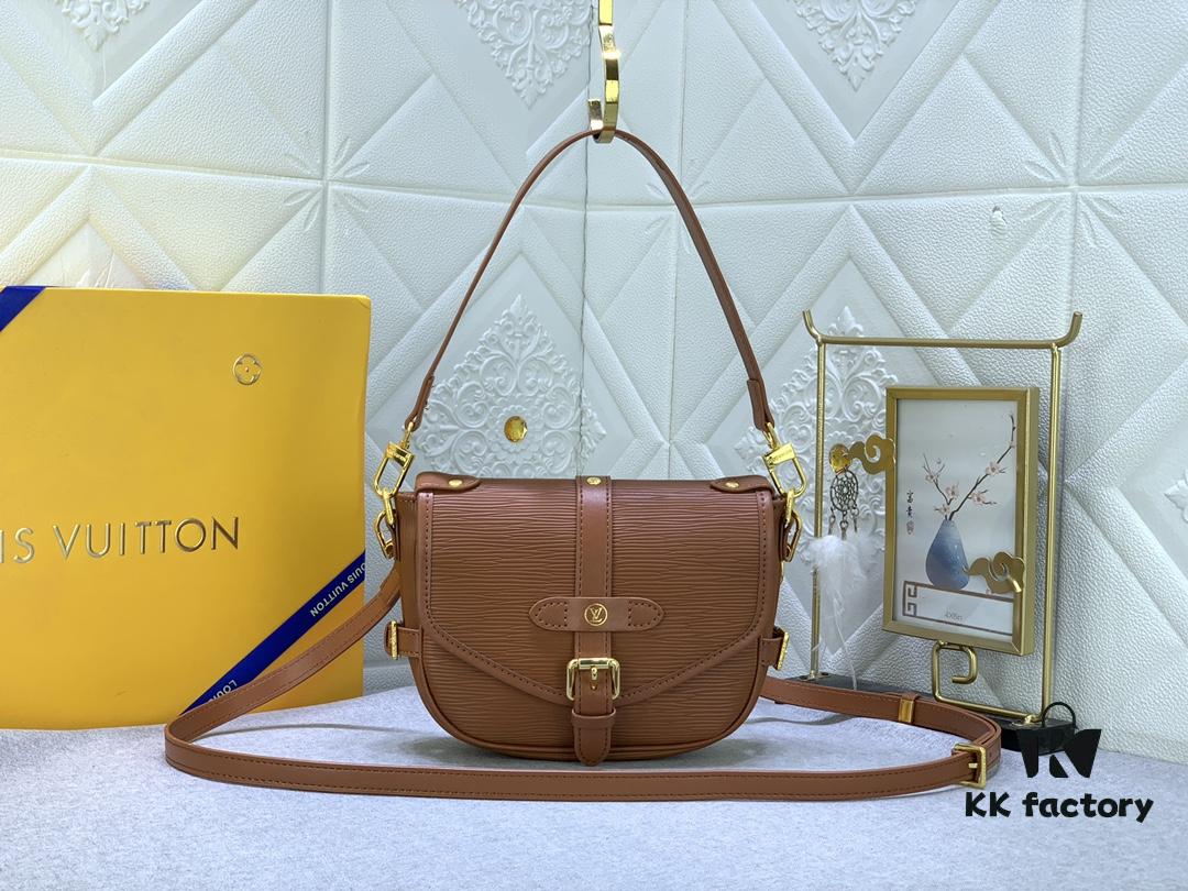 Upgraded Original M23469 Black M46740 Saumur BB Bag in New Epi Leather