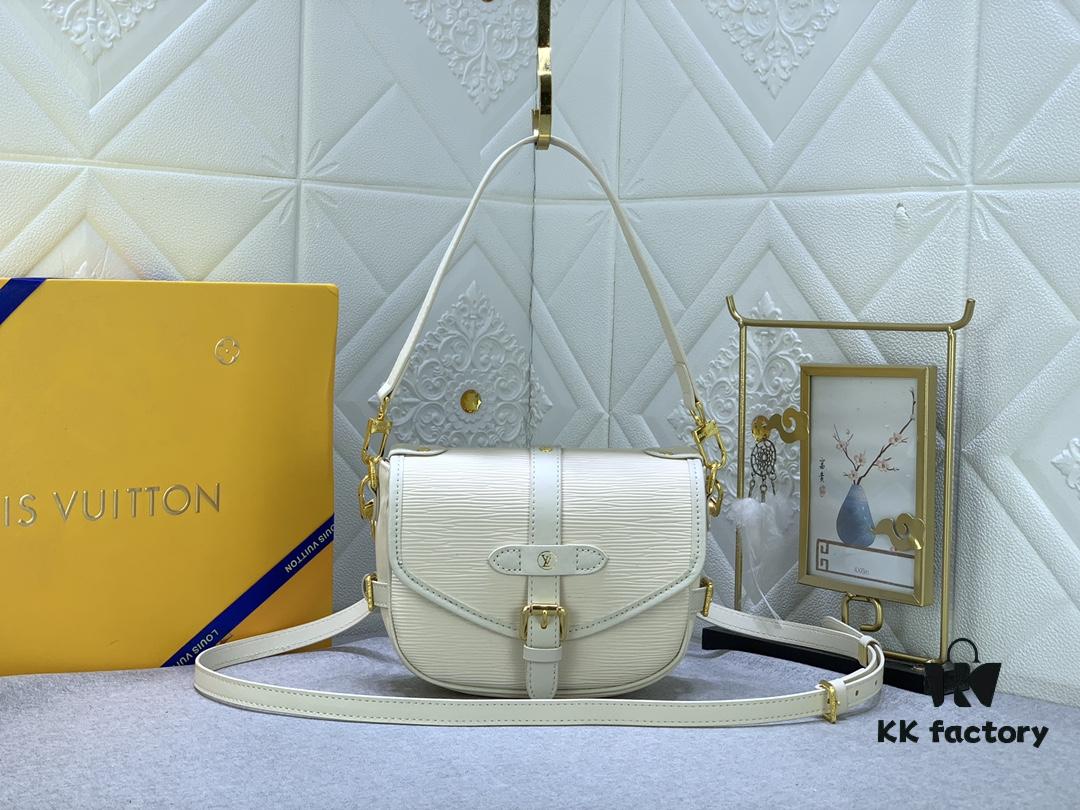 Upgraded Original M23469 in Black M46740 Saumur BB Bag Reimagined in New Epi Leather