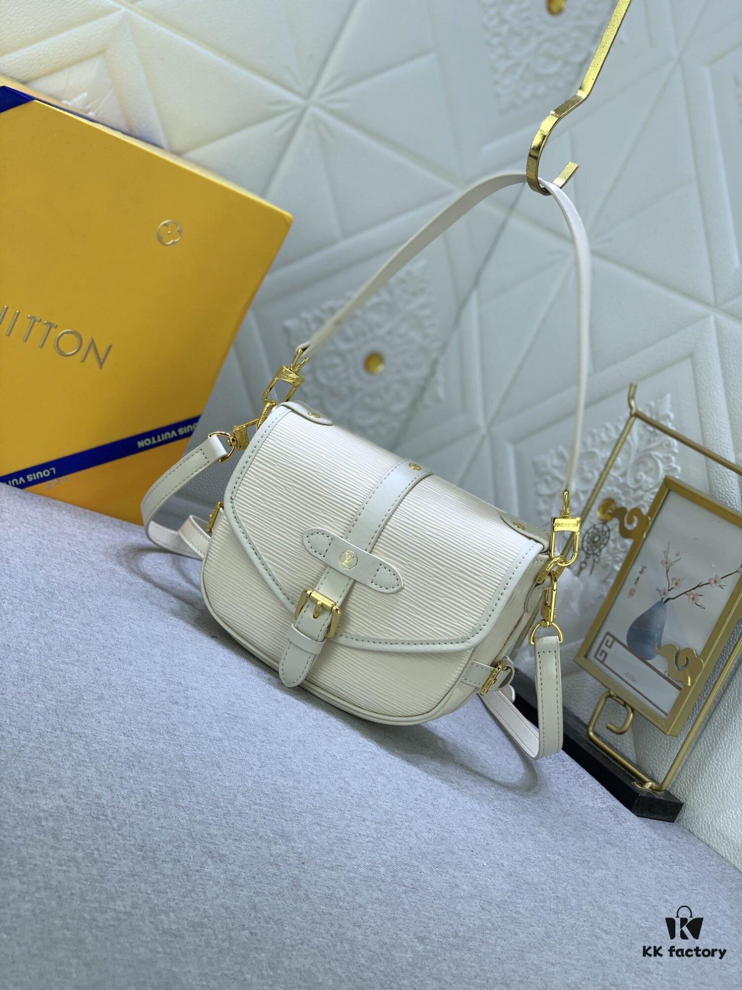 Upgraded Original M23469 in Black M46740 Saumur BB Bag Reimagined in New Epi Leather