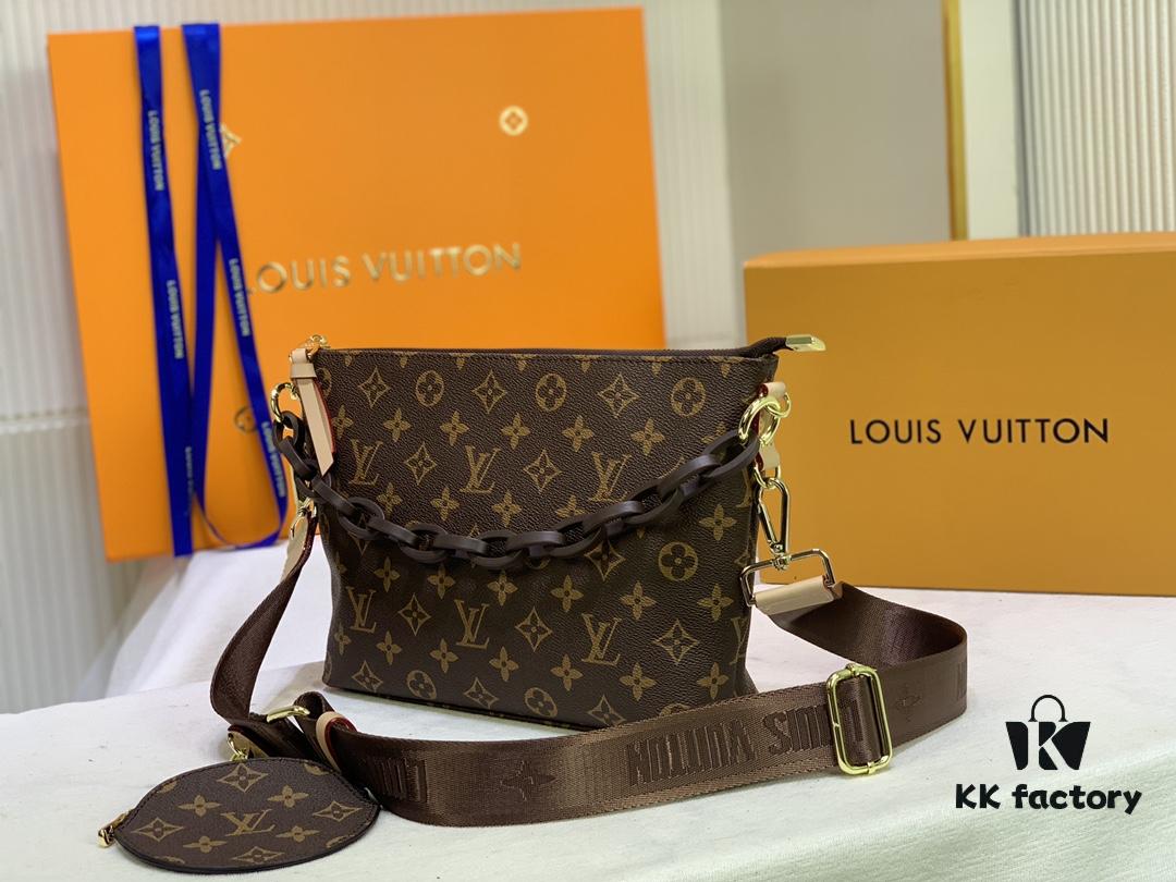 M40728 Color-Changing Leather Louis Vuitton Monogram Speedy Boat Bag Crossbody Bag