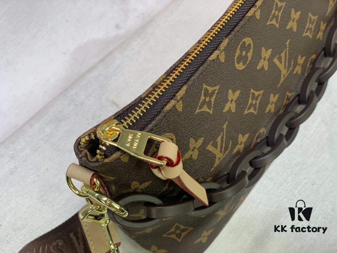 M40728 Color-Changing Leather Louis Vuitton Monogram Speedy Boat Bag Crossbody Bag