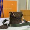 M40728 Color-Changing Leather LV Monogram Speedy Crossbody Bag
