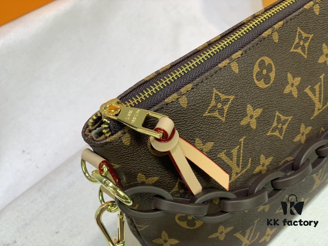 M40728 Color-Changing Leather LV Monogram Speedy Crossbody Bag