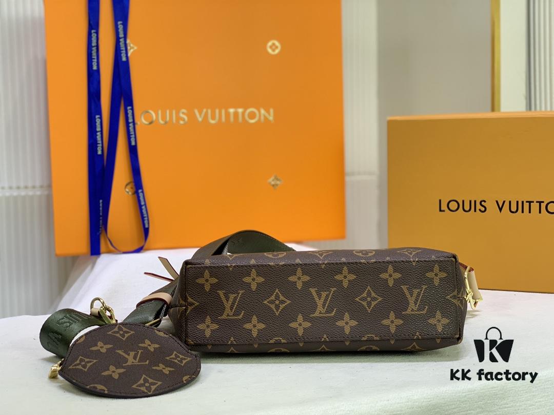 M40728 Color-Changing Leather LV Monogram Speedy Crossbody Bag