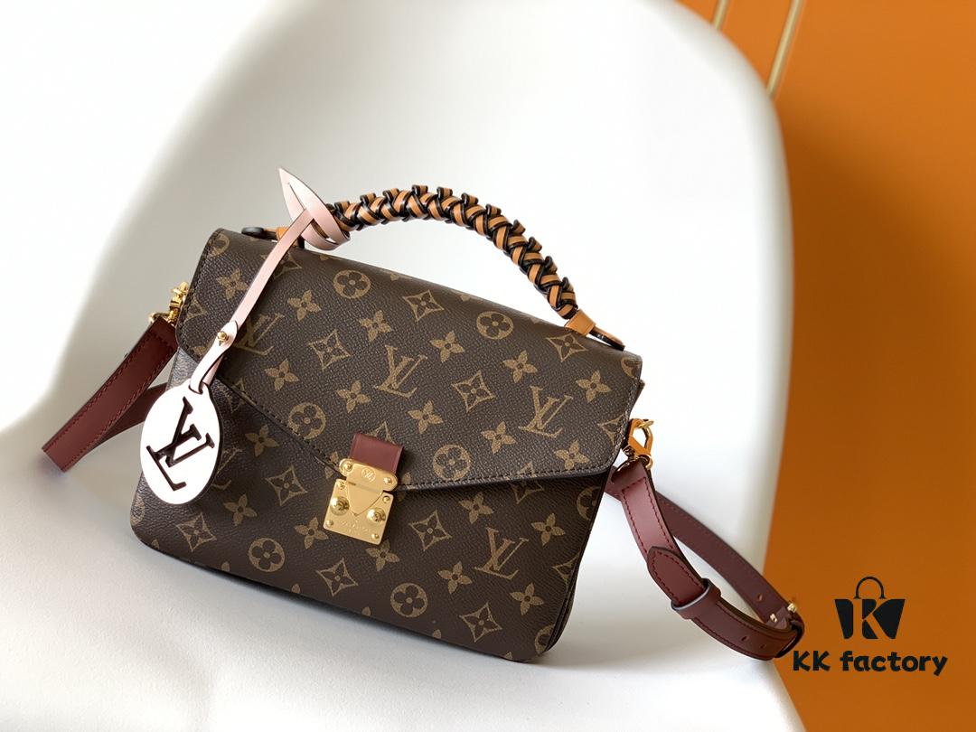 69306a836e68136f4d9a4f64 Top Quality Original POCHETTE METIS Handbag M44668 Burgundy M45152 White M43984 Orange Messenger Bag