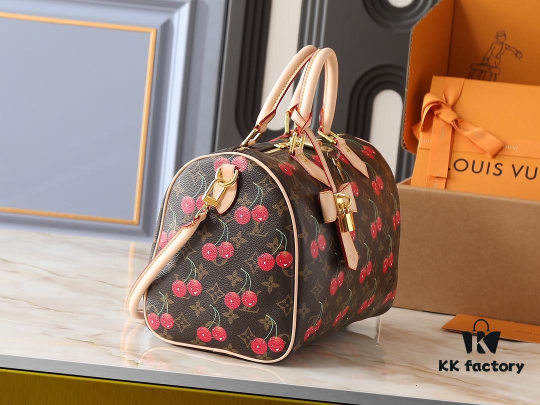 Upgraded Original M14328 M40391 Speedy Soft 30 Bag from the Takashi Murakami Collection, Featuring Monogram Dune Elements as a Tribute to the Gaston Louis Vuitton Archive Series Design