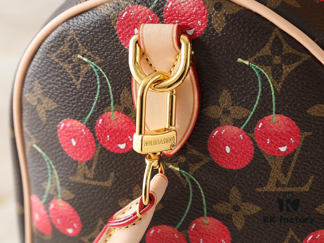 Upgraded Original M14328 M40391 Speedy Soft 30 Bag from the Takashi Murakami Collection, Featuring Monogram Dune Elements as a Tribute to the Gaston Louis Vuitton Archive Series Design