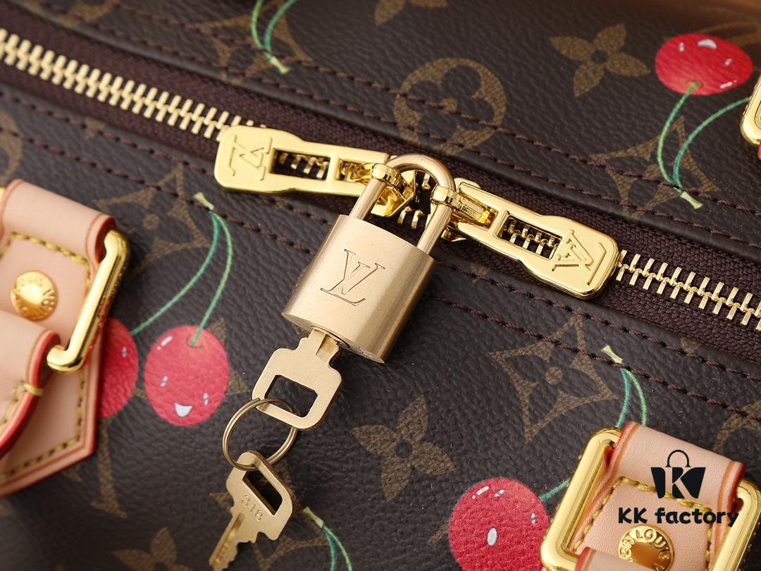 Upgraded Original M14328 M40391 Speedy Soft 30 Bag from the Takashi Murakami Collection, Featuring Monogram Dune Elements as a Tribute to the Gaston Louis Vuitton Archive Series Design