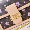 Murakami Pink Cherry Blossom Daphne Upgrade 💥 Louis Vuitton Spring 2025 Collection Messenger Bag M43599 / 44391 / 44580 Latest Version Métis Mini Handbag
