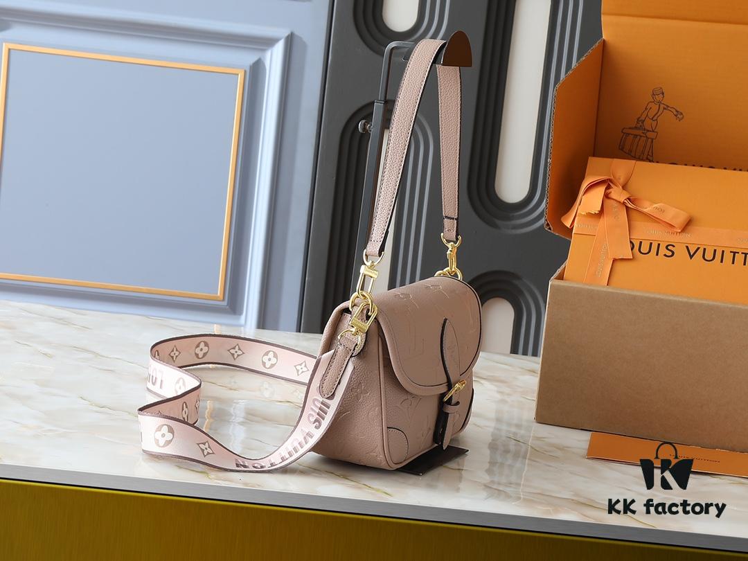 Upgraded Original M46583 M46584 M46386 M46388 M45985 Full Leather Baguette Bag Series New Diane Handbag