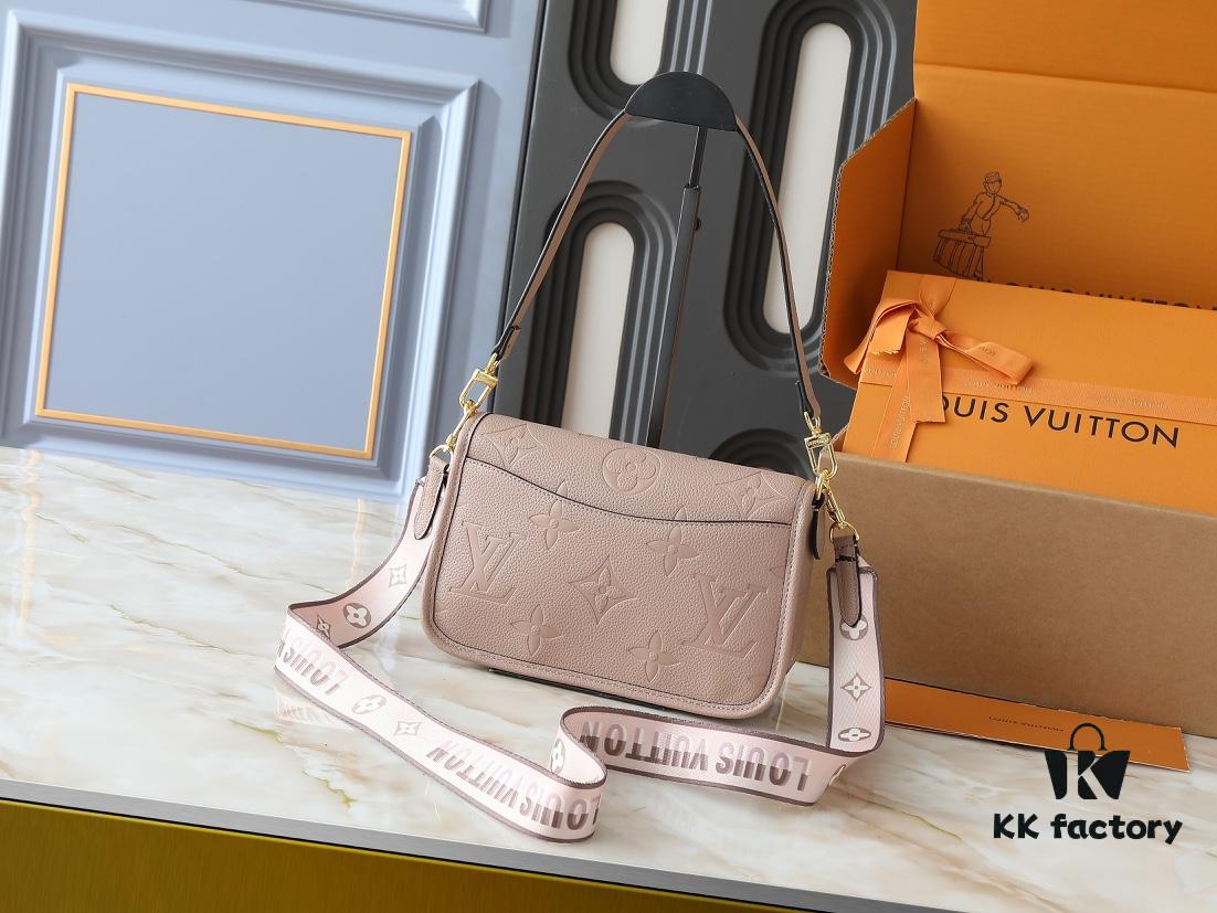 Upgraded Original M46583 M46584 M46386 M46388 M45985 Full Leather Baguette Bag Series New Diane Handbag