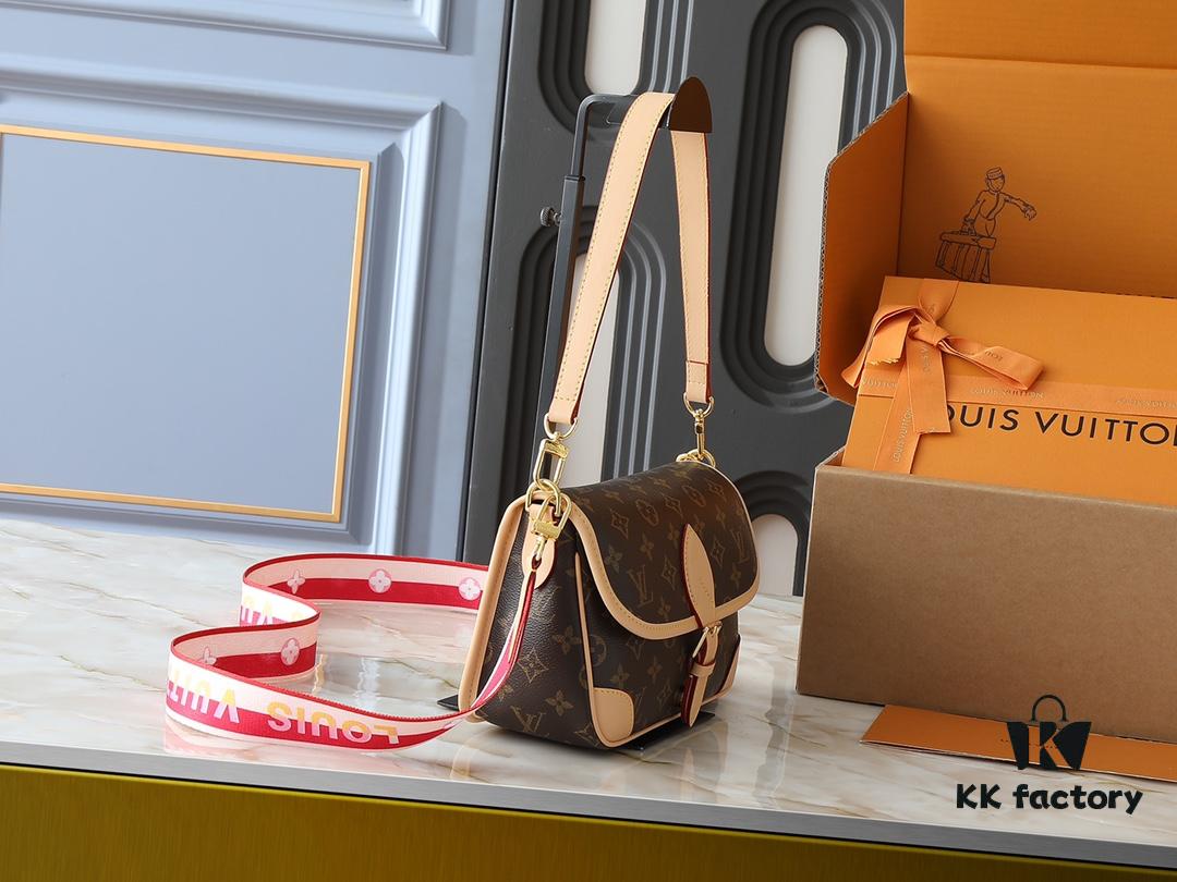 Upgraded Original M46583 M46584 M46386 M46388 M45985 Full Leather Baguette Bag Series New Diane Handbag