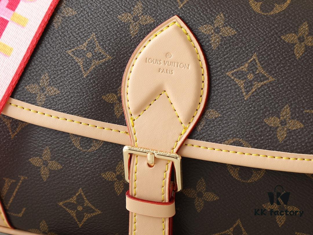 Upgraded Original M46583 M46584 M46386 M46388 M45985 Full Leather Baguette Bag Series New Diane Handbag