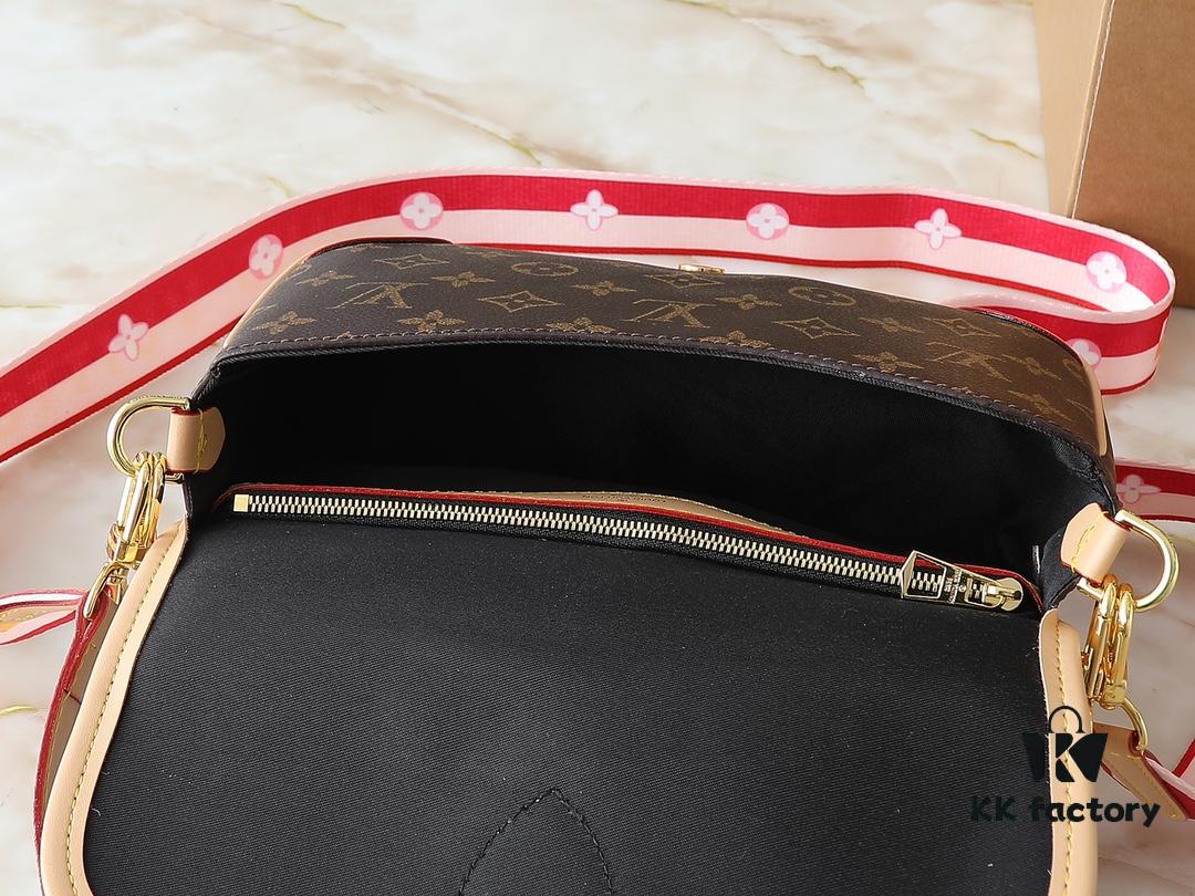 Upgraded Original M46583 M46584 M46386 M46388 M45985 Full Leather Baguette Bag Series New Diane Handbag