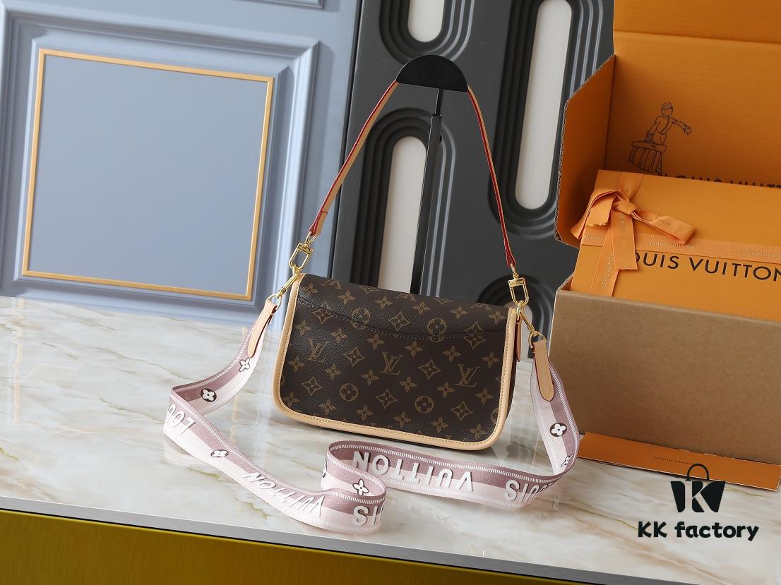 Upgraded Original M46583 M46584 M46386 M46388 M45985 Full Leather Baguette Bag Collection New Diane Handbag