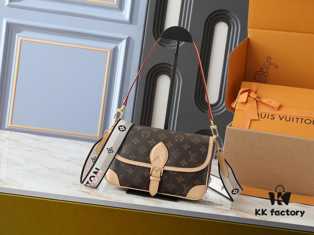 Upgraded Original M46583 M46584 M46386 M46388 M45985 Full Leather Baguette Bag Series New Diane Handbag