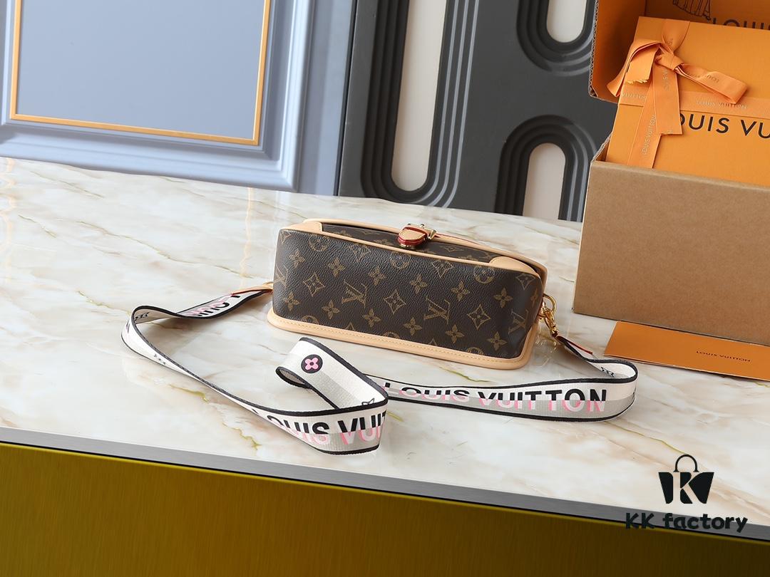 Upgraded Original M46583 M46584 M46386 M46388 M45985 Full Leather Baguette Bag Series New Diane Handbag