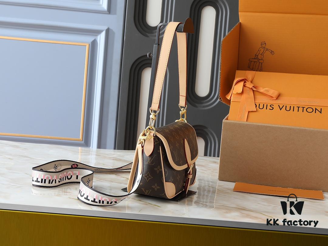 Upgraded Original M46583 M46584 M46386 M46388 M45985 Full Leather Baguette Bag Series New Diane Handbag