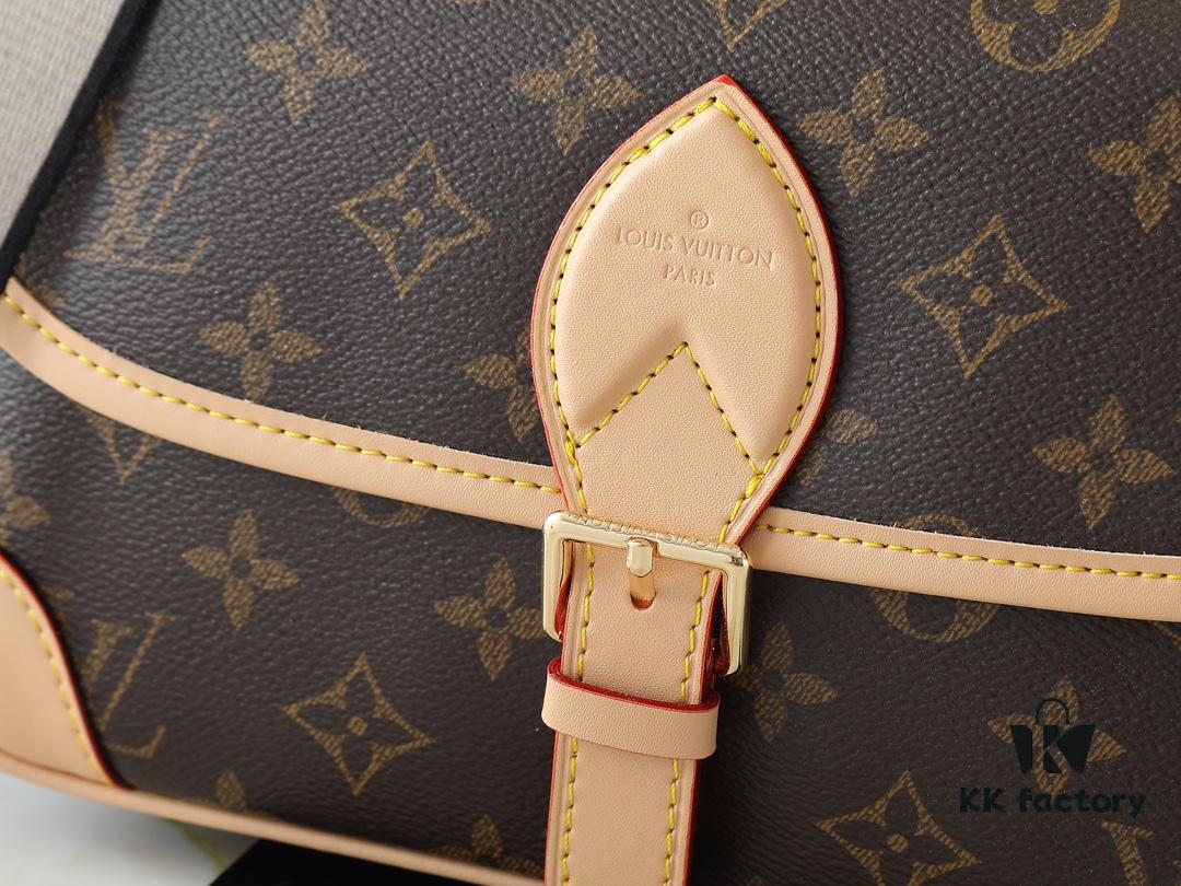 Upgraded Original M46583 M46584 M46386 M46388 M45985 Full Leather Baguette Bag Series New Diane Handbag