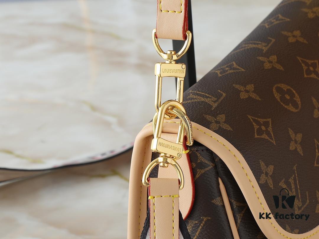 Upgraded Original M46583 M46584 M46386 M46388 M45985 Full Leather Baguette Bag Series New Diane Handbag