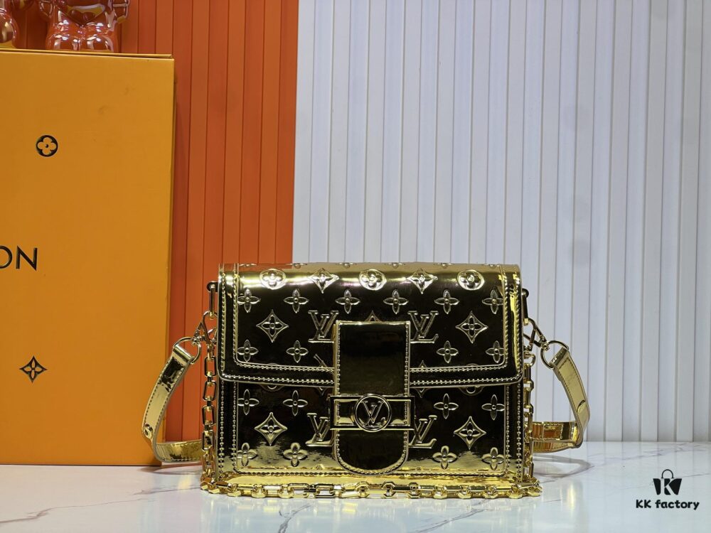 Daphne Gold Silver 💥 Louis Vuitton 2025 Spring Summer Collection Mailbox Bag M43599/44391/44580 Latest Version Métis Handbag