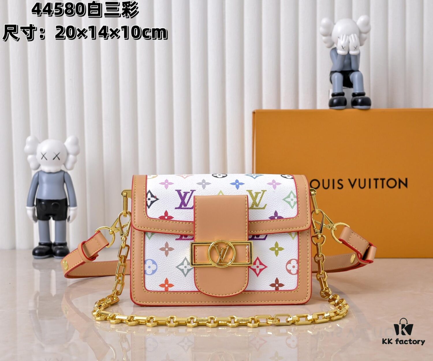 Takashi Murakami White Tricolor Daphne Upgraded Version 💥 Louis Vuitton 2025 Spring Collection Messenger Bag M43599 / 44391 / 44580 Colorway Latest Release Métis