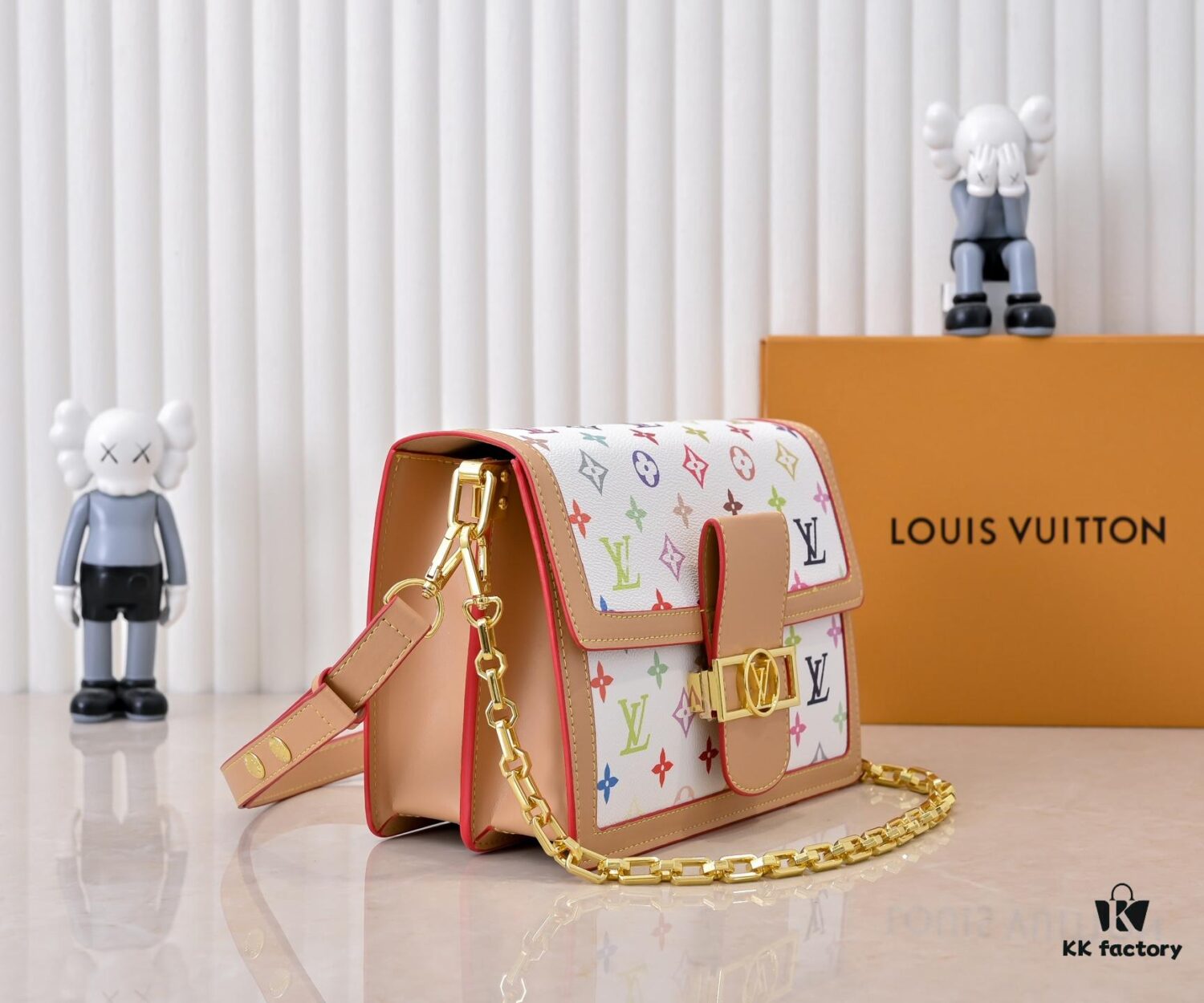 Takashi Murakami White Tricolor Daphne Upgraded Version 💥 Louis Vuitton 2025 Spring Collection Messenger Bag M43599 / 44391 / 44580 Latest Release Métis Mini Handbag