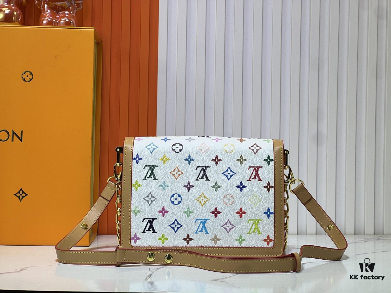 Takashi Murakami White Tricolor Daphne Upgraded Version 💥 Louis Vuitton 2025 Spring Collection Speedy Bag M43599/44391/44580 Latest Release Métis Mini Bag