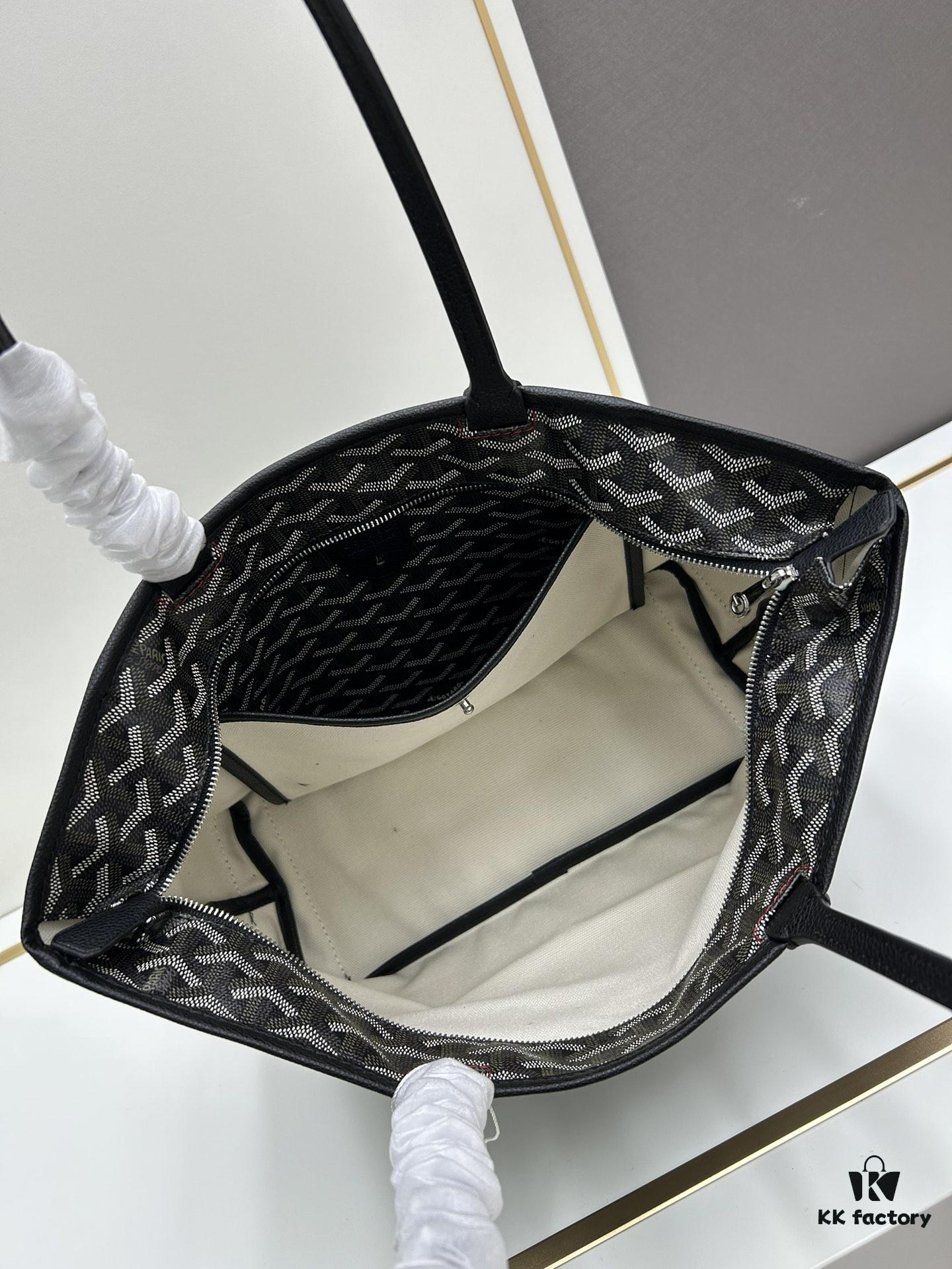 69306bc96e68136f4d9a5171 Small Artois Small Bag (Zippered Tote) is a tribute to the iconic Saint Louis Bag, featuring a structured design with enhanced security and privacy thanks to leather corner guards and a zip closure. It also includes a removable inner pouch for organizing your belongings. The Artois Small Bag has longer handles than the Saint Louis Small Bag, making it easier to carry.