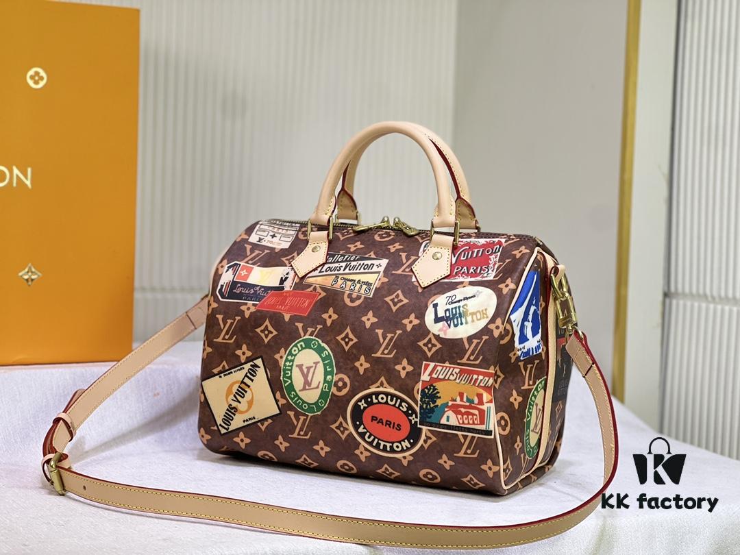 Color-changing Yellow Skin 👍 M47087 M40391 Speedy Bandoulière 30 Handbag