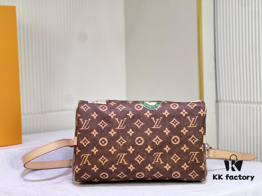 Color-changing Yellow Skin 👍 M47087 M40391 Speedy Bandoulière 30 Handbag