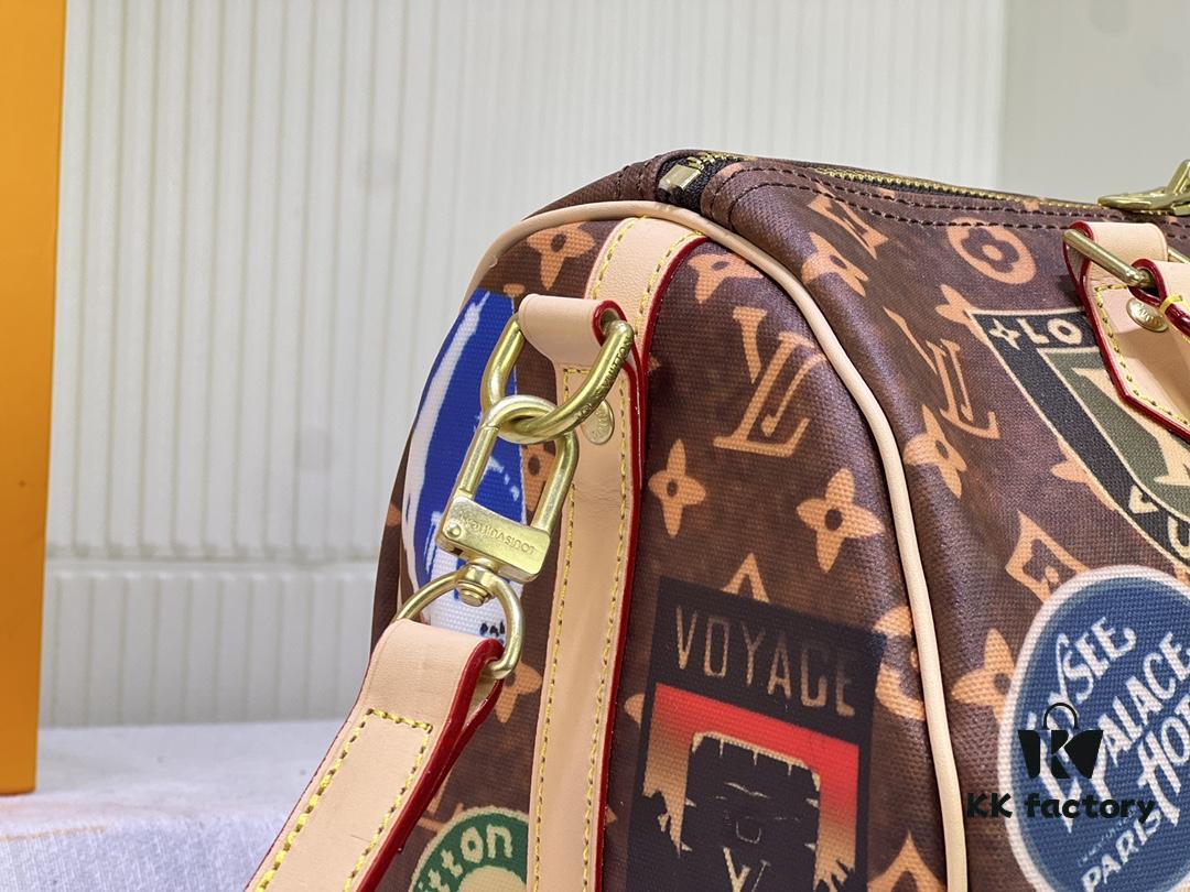 Color-changing Yellow Skin 👍 M47087 M40391 Speedy Bandoulière 30 Handbag