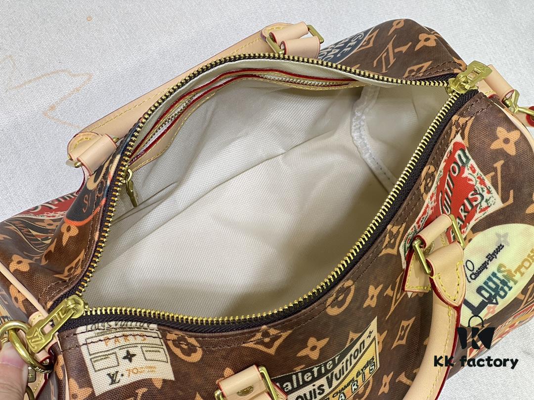 Color-changing Yellow Skin 👍 M47087 M40391 Speedy Bandoulière 30 Handbag