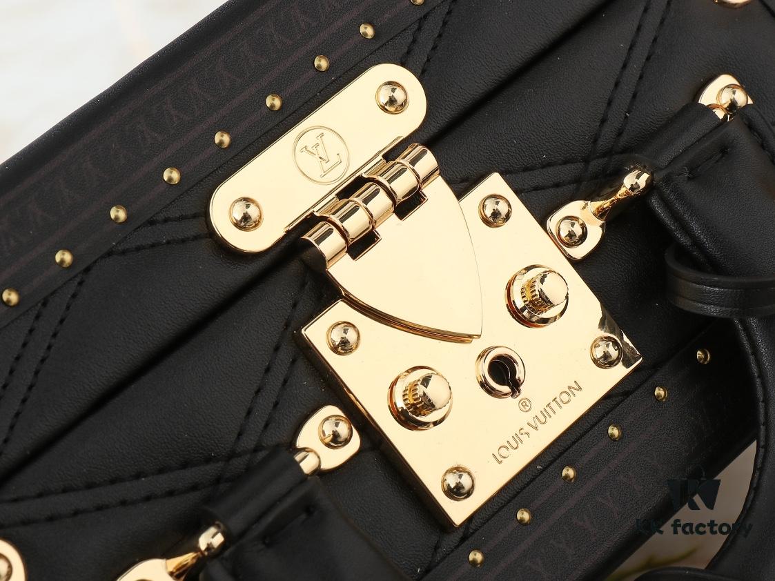 Authentic Top-Grade Black Monogram Diamond Quilted Louis Vuitton 2023 Pre-Fall Collection M20468 M45675 M45673 M10079 M11131 M47164 with Dynamic Chip