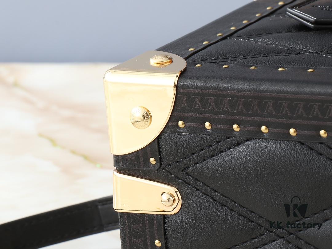 Authentic Top-Grade Black Monogram Diamond Quilted Louis Vuitton 2023 Pre-Fall Collection M20468 M45675 M45673 M10079 M11131 M47164 with Dynamic Chip